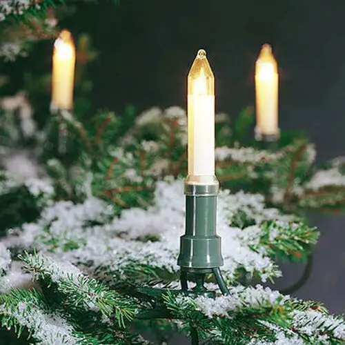 Konstsmide christmas łańcuch do drzew ze świecami trzonkowymi na zewnątrz 12 m