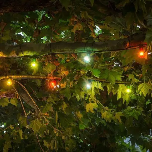 Konstsmide Christmas Łańcuch świetlny LED do ogródka piwnego, kolorowy