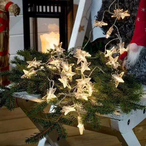 Konstsmide Christmas Łańcuch świetlny LED Gwiazdki, na zewnątrz, 40-pkt