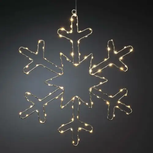 Konstsmide Christmas Oświetlenie dekoracyjne LED Srebrny płatek śniegu