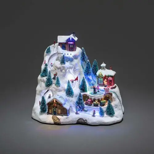 Konstsmide Christmas Oświetlenie LED stok narciarski, animacja, muzyka