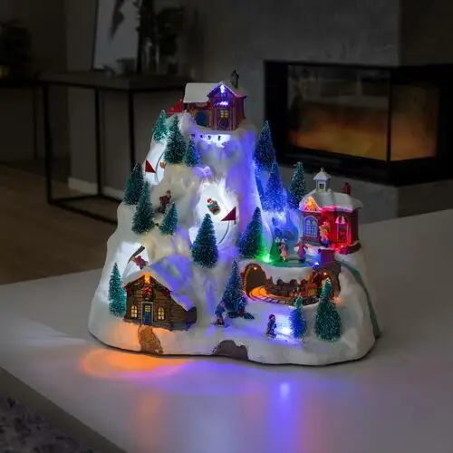 Konstsmide Christmas Oświetlenie LED stok narciarski, animacja, muzyka