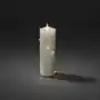 Konstsmide Christmas Świeca woskowa LED kremowa barwa światła bursztynowa 15,2 cm Sklep on-line