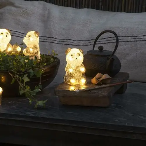 Figurka świetlna led panda, 5 sztuk jako łańcuch Konstsmide season