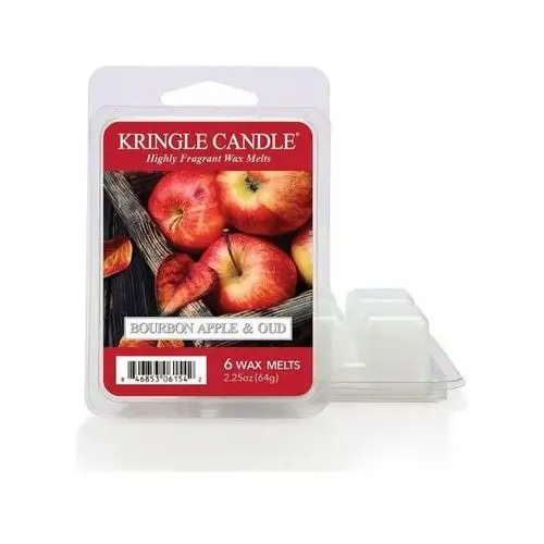 Bourbon Apple & Oud - Kringle Candle - wosk zapachowy 64 gram