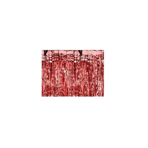 Kurtyna 90x250 cm czerwona