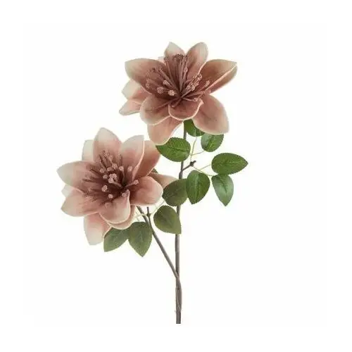 Kwiat sztuczny dekoracyjny z plastycznej pianki foamirian ∅ 20 x 70 cm ciemnoróżowy,kremowy