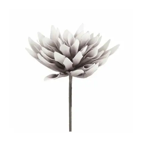 Kwiat sztuczny dekoracyjny z plastycznej pianki foamirian ∅ 26 x 65 cm ciemnofioletowy,biały