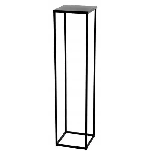 Kwietnik Stojący Metalowy Pojednyńczy Polski Loft czarny 80cm