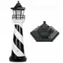 Lampion Biały Czarny Solarny Led latarnia morska do salonu ogrodu Sklep on-line