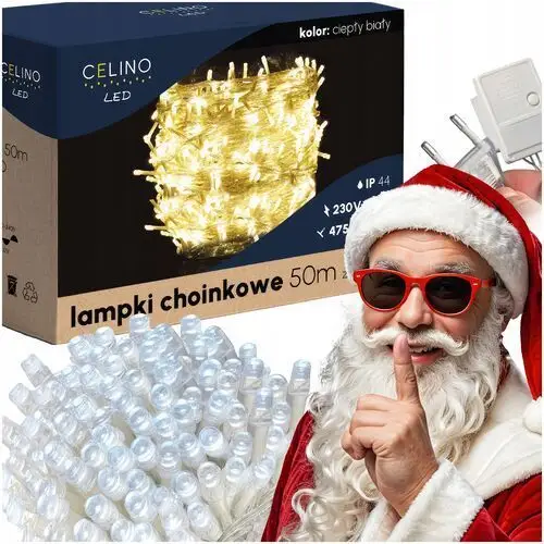 Lampki Choinkowe 475 Led 50 m Zewnętrzne Barwa Ciepła Girlanda Celino-home