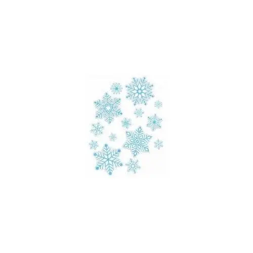 Learnhow dekoracje okienne dwustronne - śnieżynki 14 szt