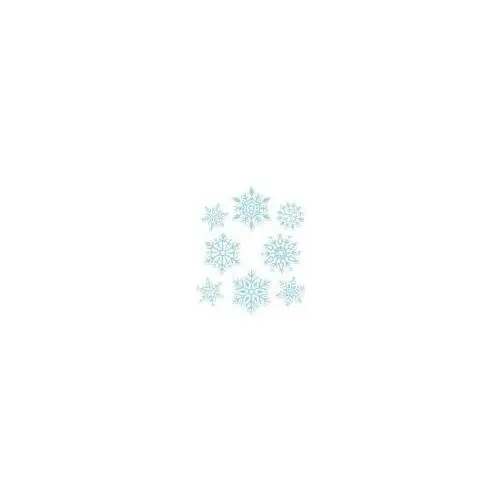 Learnhow Dekoracje okienne zimowe - płatki śniegu 01