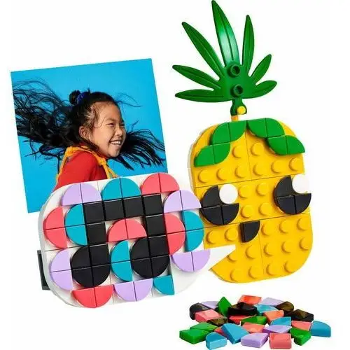 Lego klocki dots 30560 ananas ramka na zdjęcie i miniaturowa tablica