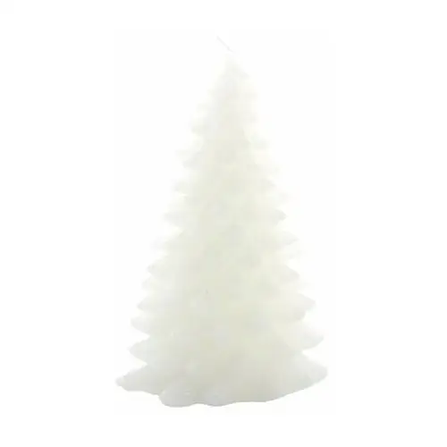 świeca dekoracyjna w kształcie choinki trelia 22 cm white Lene bjerre