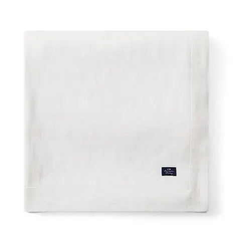 Lexington obrus white jacquard cotton 150x250 cm biały