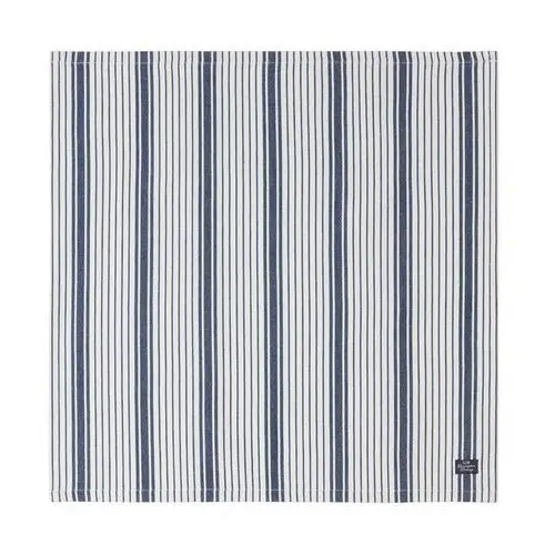 Lexington Serwetka Striped Organic Cotton 50x50 cm Navy