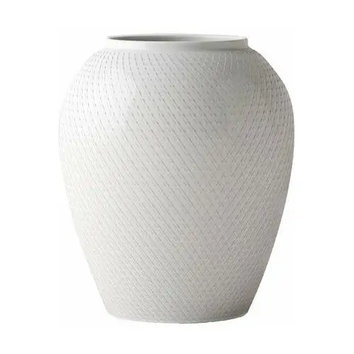 Lyngby Porcelæn Wazon Rhombe Ø21,5 cm Biały, 201213