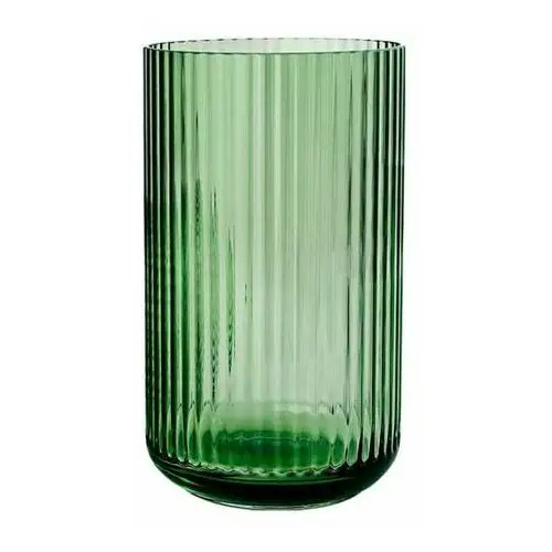 Lyngby Wazon 25 cm copenhagen green szklany
