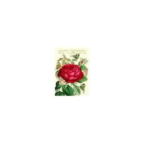 Karnet b6 brokat z kopertą urodziny róża Madame treacle