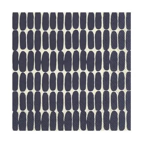 Marimekko alku serwetki 33x33 cm 20-pak linen-black