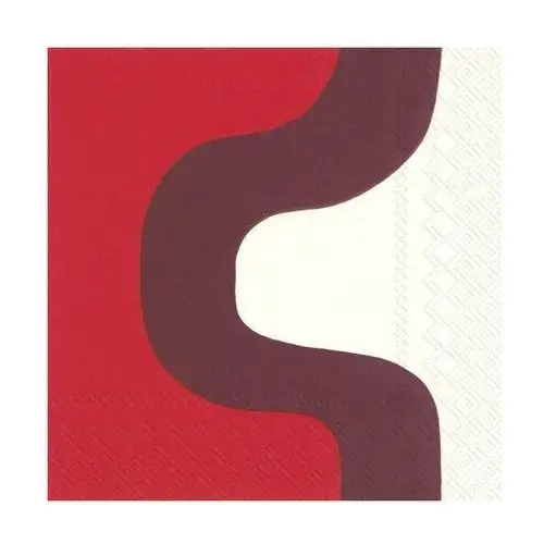 Seireeni serwetki 33x33 cm 20-pak dark red Marimekko