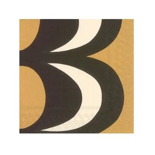 Marimekko serwetki kaivo 33x33 cm 20-pak black-cream