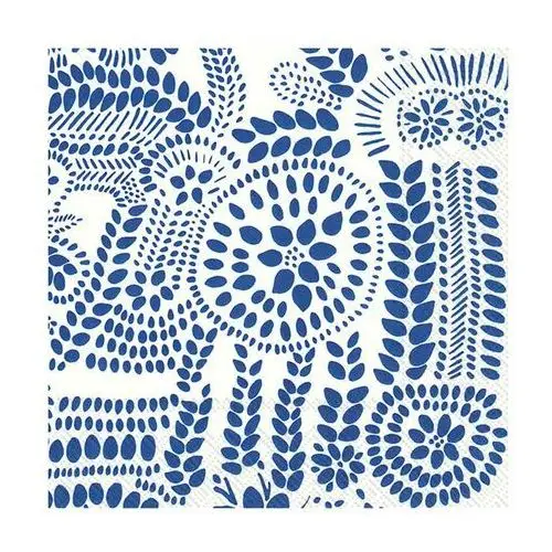 Marimekko Serwetki Näsiä 33x33 cm, 20 szt. White-blue