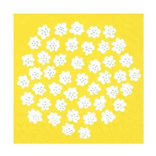 Marimekko serwetki puketti 33x33 cm 20 szt. yellow