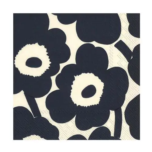 Serwetki unikko 33x33 cm, 20 szt dark blue Marimekko