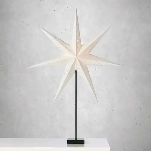 Markslöjd Stojąca gwiazda Solvalla – wysokość 100 cm biała