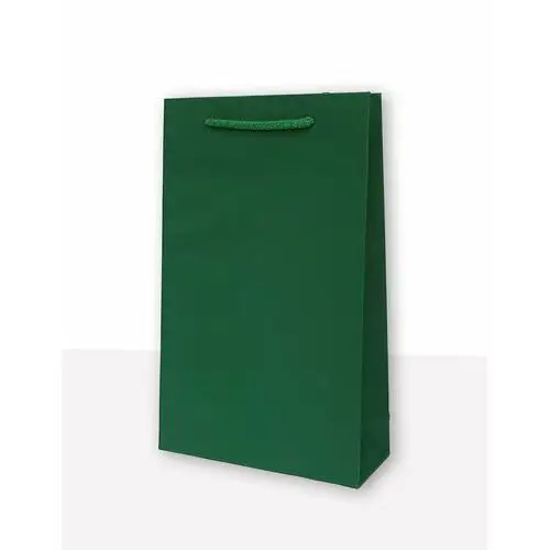 Mer plus , torebka prezentowa jednobarwna t2 zielona 10 sztuk