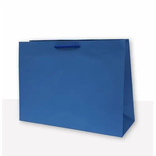 Mer plus , torebka prezentowa jednobarwna t7 niebieska 10 sztuk