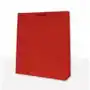 MER PLUS, torebka prezentowa jednobarwna t9 czerwona 10 sztuk Sklep on-line