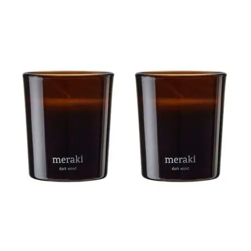 Meraki świeca zapachowa meraki 12 godzin 2-pak dark wood