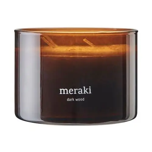 Meraki Świeca zapachowa Meraki, 60 godzin Dark wood