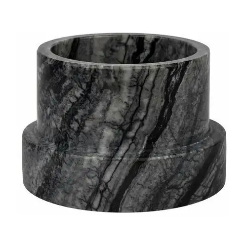 Mette ditmer marble świecznik 6,5 cm czarny-szary