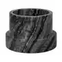 Mette ditmer marble świecznik 6,5 cm czarny-szary Sklep on-line