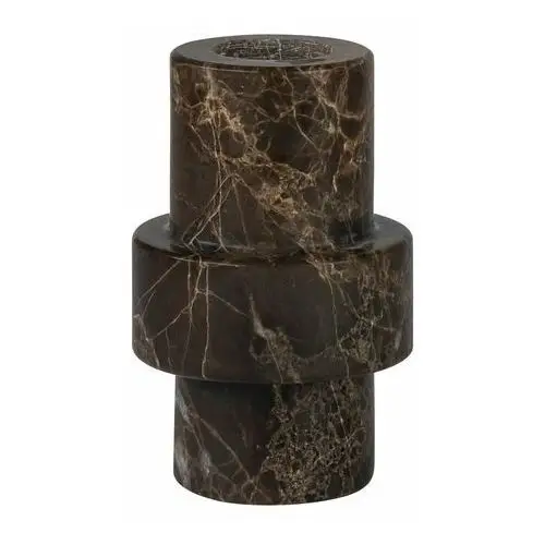 świecznik marble 8,5 cm brązowy Mette ditmer