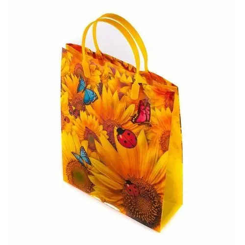 Midex Ozdobna torba prezentowa kwiaty różne kolory