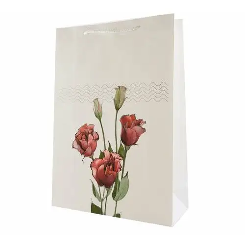 Róże torebka na prezenty 31x44cm różne kolory Midex