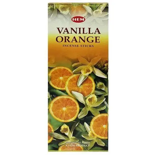 Kadzidełka WANILIA POMARAŃCZA 8 szt. - HEM VANILLA