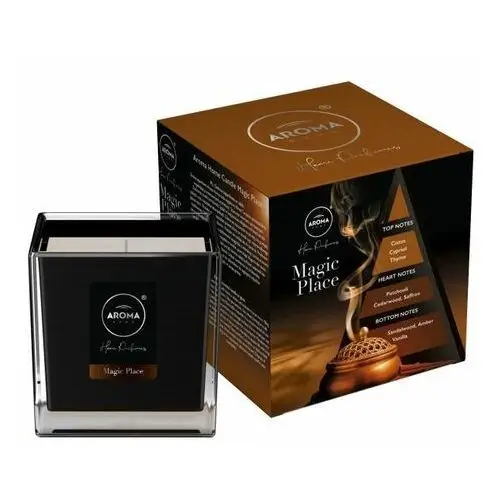 Aroma home, Black Series, świeca zapachowa, Magic Place, 155 g, 9340BN SAM One size