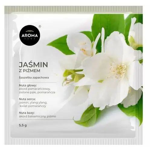 Aroma Home Basic, Saszetka zapachowa, Jaśmin z piżmem, 5,5 g