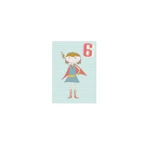 Karnet b6 z kopertą urodziny 6 dziewczynka Museums & galleries