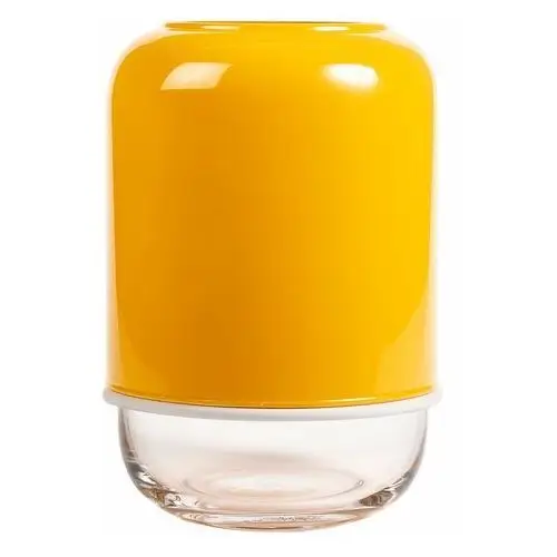 Capsule regulowany wazon 18-28 cm żółto-przezroczysty Muurla