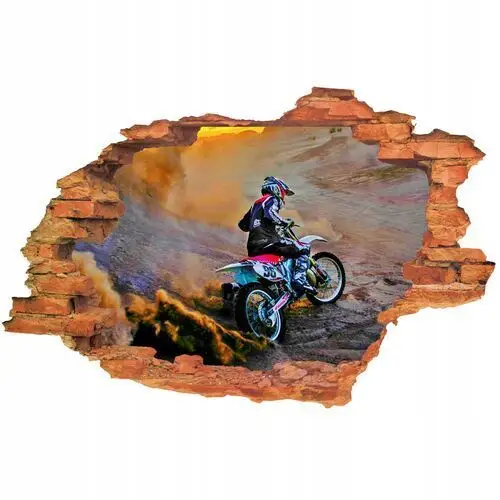 Naklejka na ścianę dla dzieci motor cross