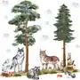 Naklejki na ścianę dla dzieci Las Zwierzęta Drzewa Sklep on-line