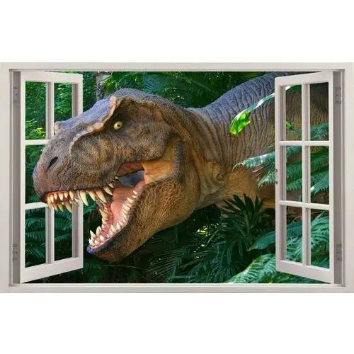 Naklejki Na Ścianę Tyranozaur Dinozaur 59 115x75cm