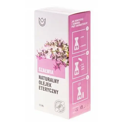 Naturalne aromaty Olejek eteryczny szałwia 12ml